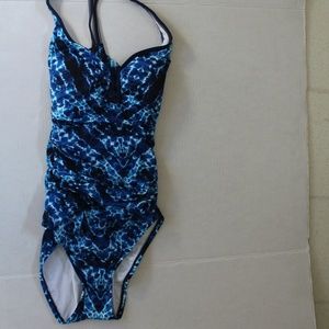 Coastal Blue Swimsuit Tie Dye Blue B079MLB7BR